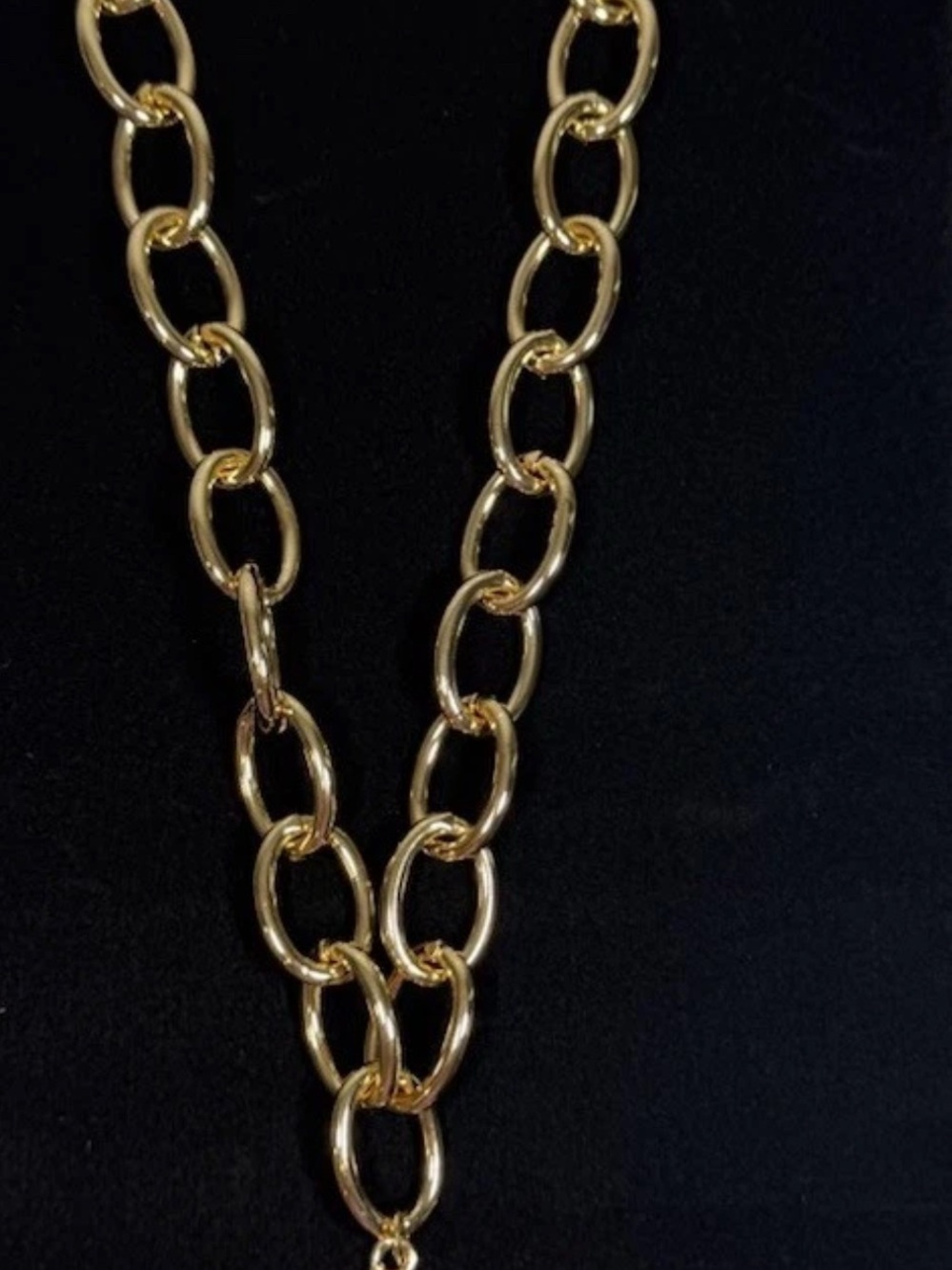 Betsey Johnson Gold-Tone Chain Necklace with Orange & Aqua Starfish Pendant - Picture 15 of 16